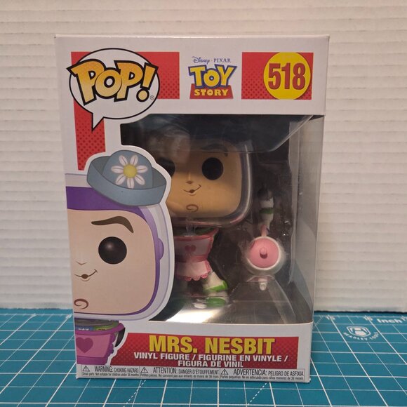 Funko POP Disney Pixar Toy Story Mrs Nesbit Buzz Lightyear 518 Vinyl Figure - Picture 1 of 6
